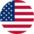 American flag in a circle